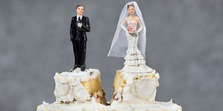 Divorce UK, UK divorce application - Wedding cake