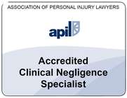 Association of personal injury lawyers (APIL) Accredited clinical negligence spcialists
