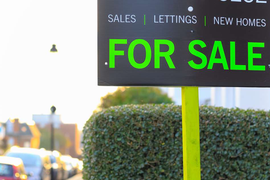 "house sale" sign