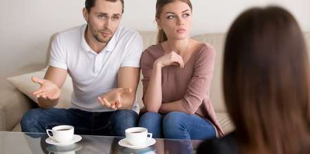 Couple talking to mediator, what is mediation, how does mediation work, what is mediation in law